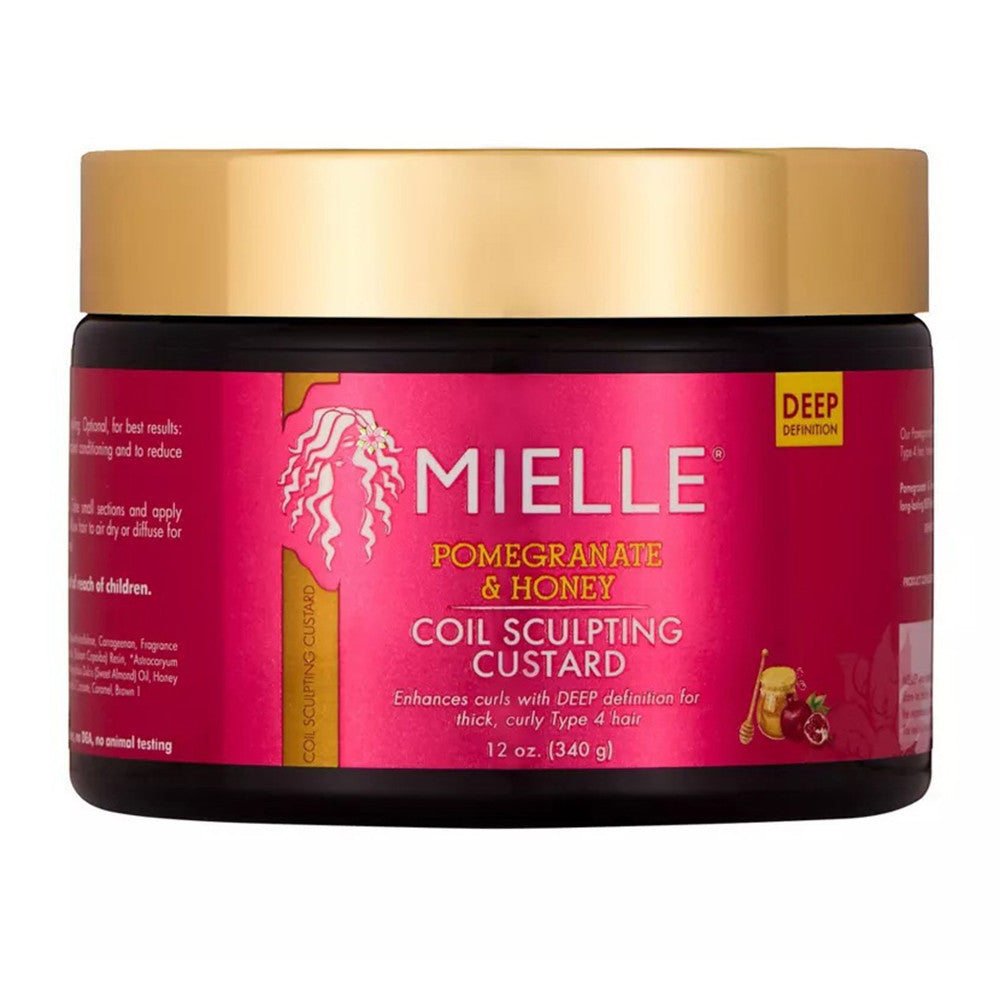 Mielle Organics Pomegranate And Honey Curling Custard, 12 Oz